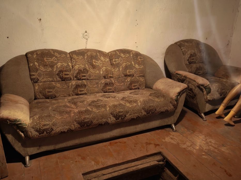 Диван с 2 креслами