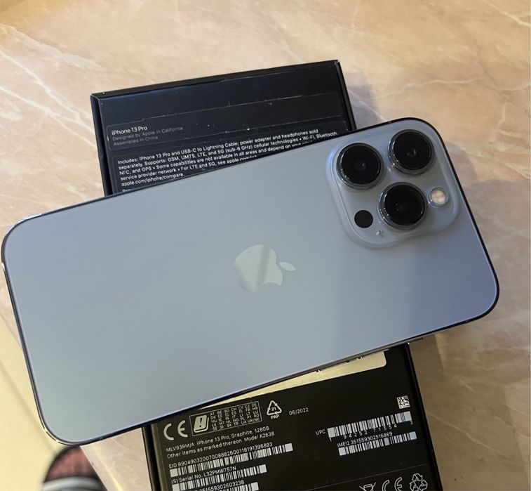 iPhone 13 PRO de 128 GB cu 100% Bateria
