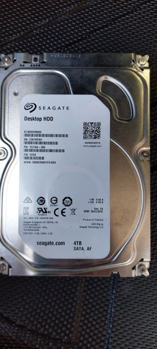 Продам HDD 4 TB в хорошем состоянии.