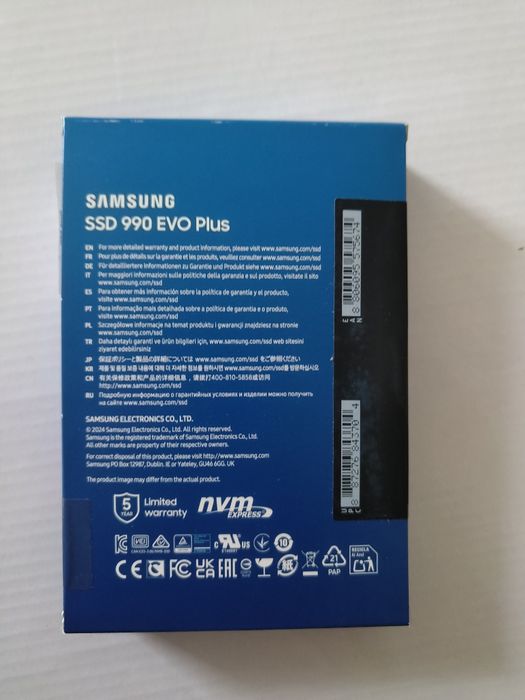 SSD Samsung 990 Evo Plus 1TB НОВ с 5 г. ГАРАНЦИЯ