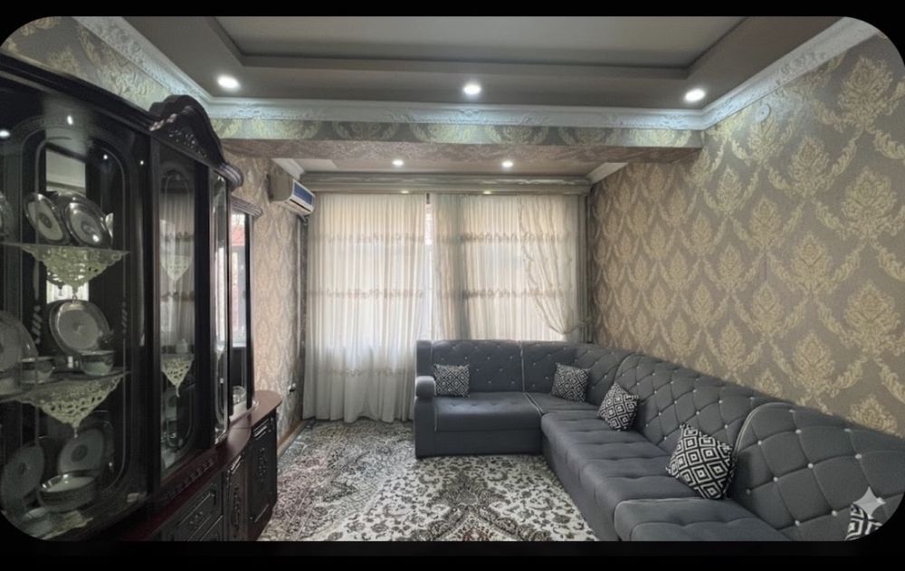 Квартира сотилади 2- этаж 3 хона 66,4 кв Евро ремонт сотилади.