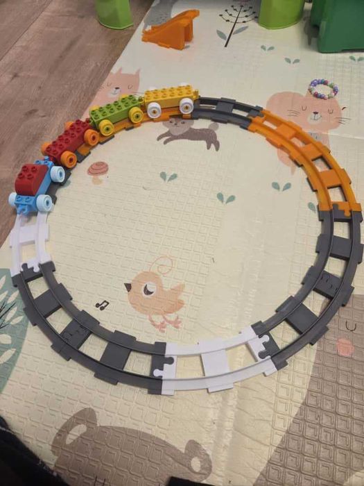 Sine tren Duplo personalizate cu poduri și suport– extinde traseul