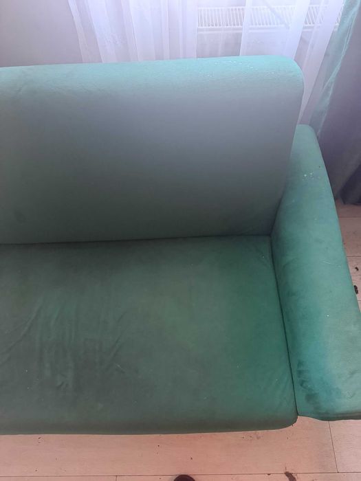 Canapea extensibila 3 locuri verde - 200 lei pret fix