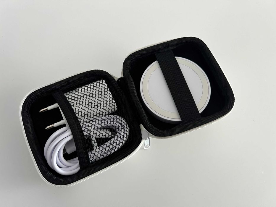 Set Incarcator Magnetic Wireless cu Tehnologie MagSafe + Husa