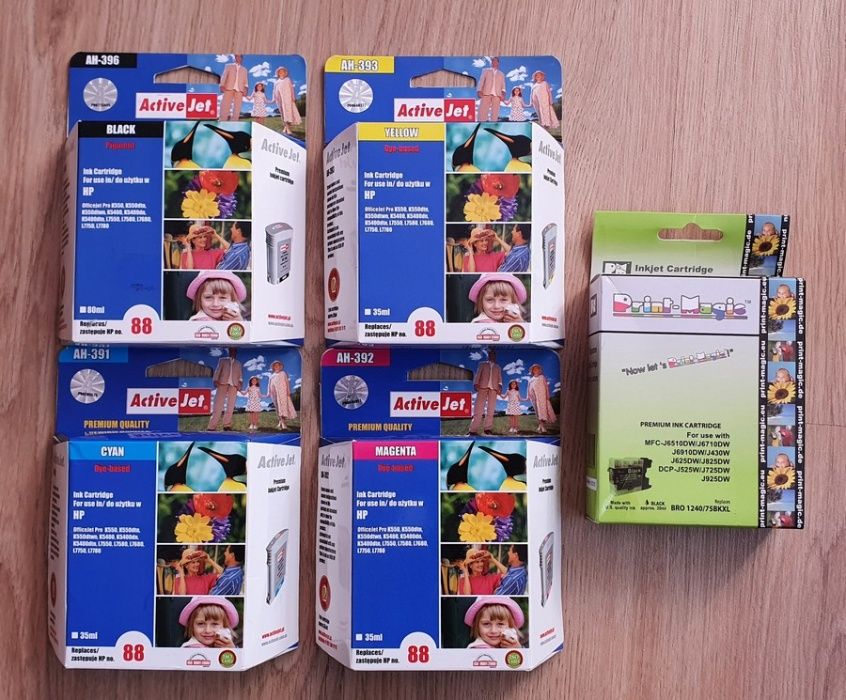 Мастилни касети за принтери HP и Brother