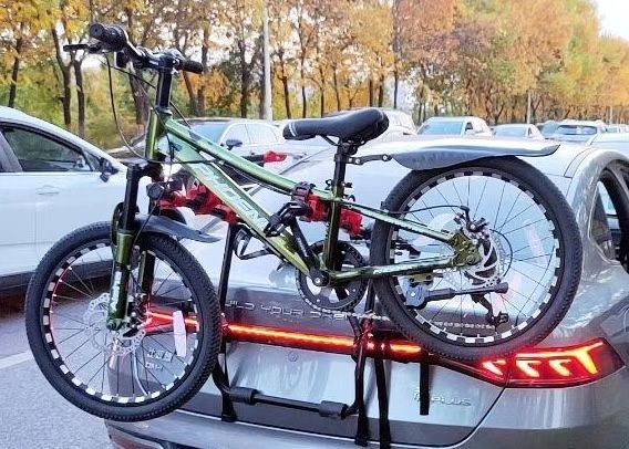 Багажник за велосипеди, тройна стойка за кола / Хечбек, Седан, Комби, SUV, Ван