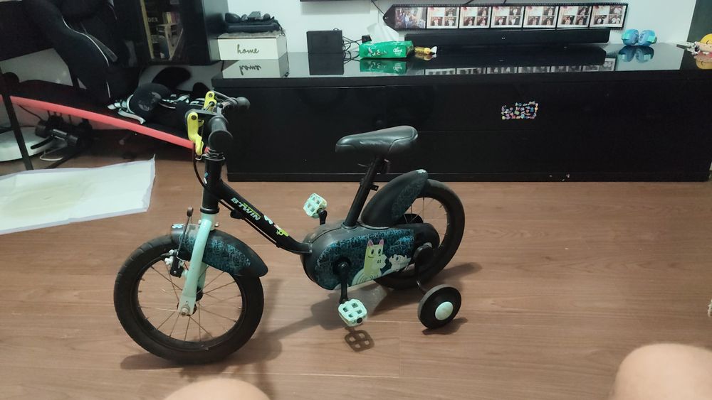 Bicicletă copii  Btwin  cu roți ajutătoare