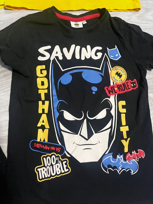 Лот от 5 детски тениски LC Waikiki / Batman – размери 116–134
