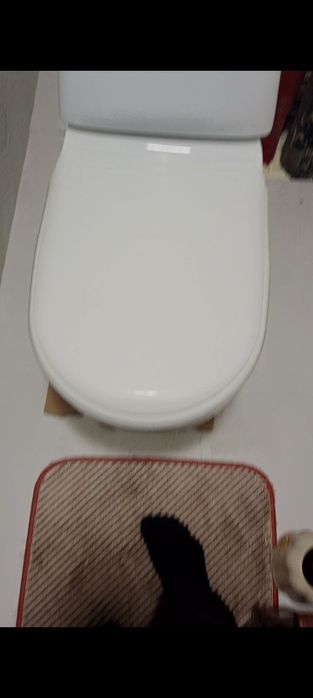 Хорошый целый не опколотый Унитаз белый