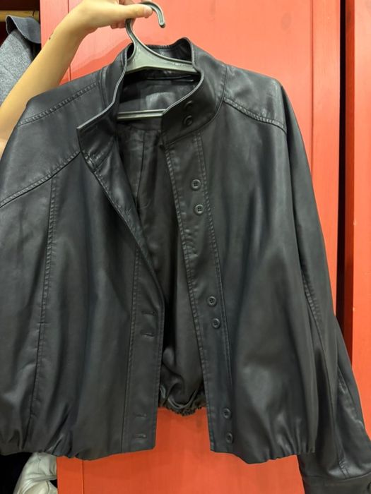 Куртка кожанная размер стандарт Корея