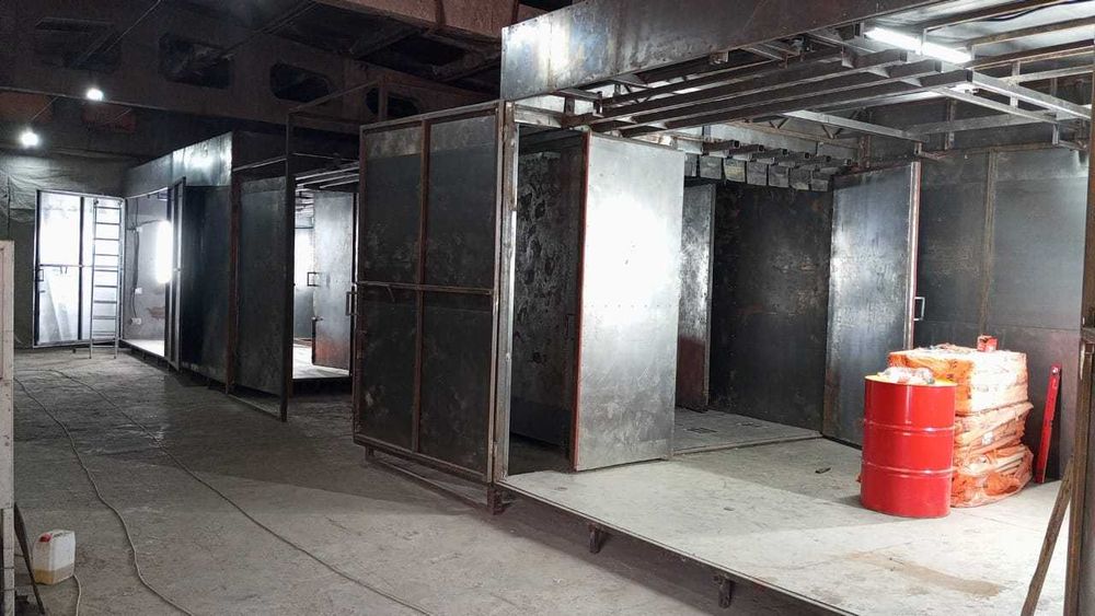 Покрасочно-сушильная газовая камера