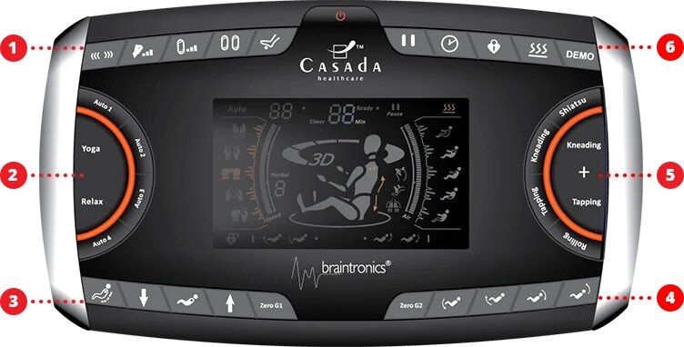 Массажное кресло Casada Hilton 3