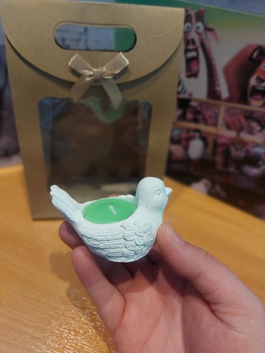 Птичка  подсвечеик подарки на свадьбу