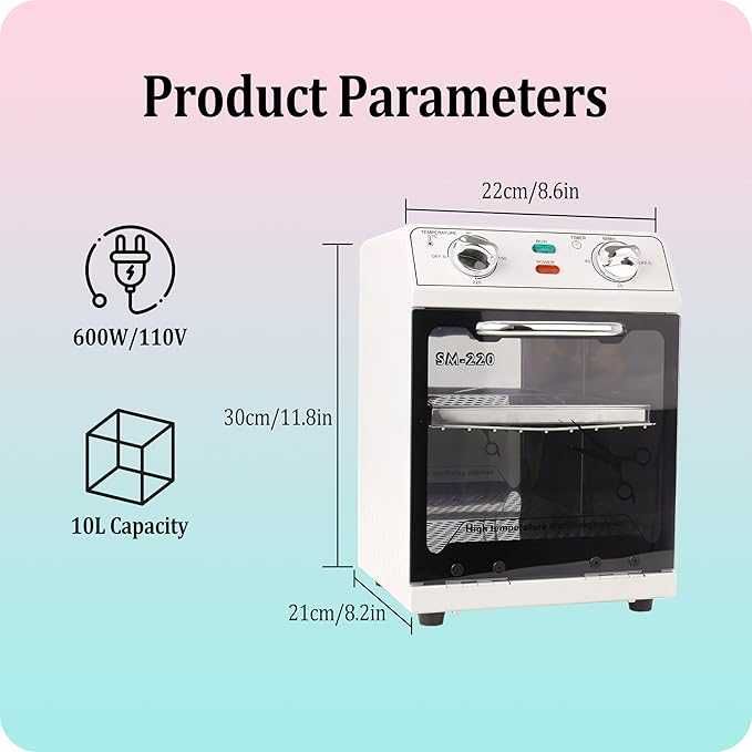 Sterilizator la temperatură înaltă, de mare capacitate de 8L