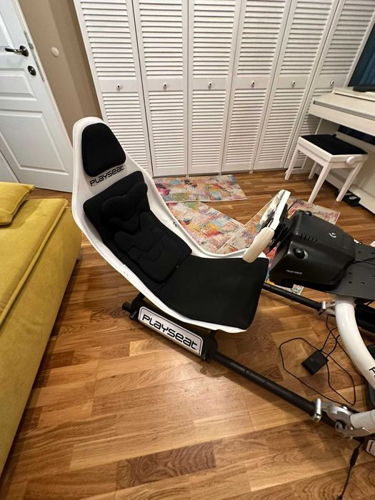 Scaun gaming - Cockpit Playseat Formula Instinct - F1, Alb/Negru