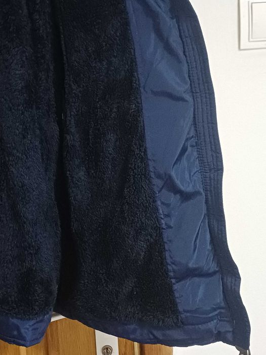 Geaca de iarna cu gluga si blanita dama 80 cm lungime