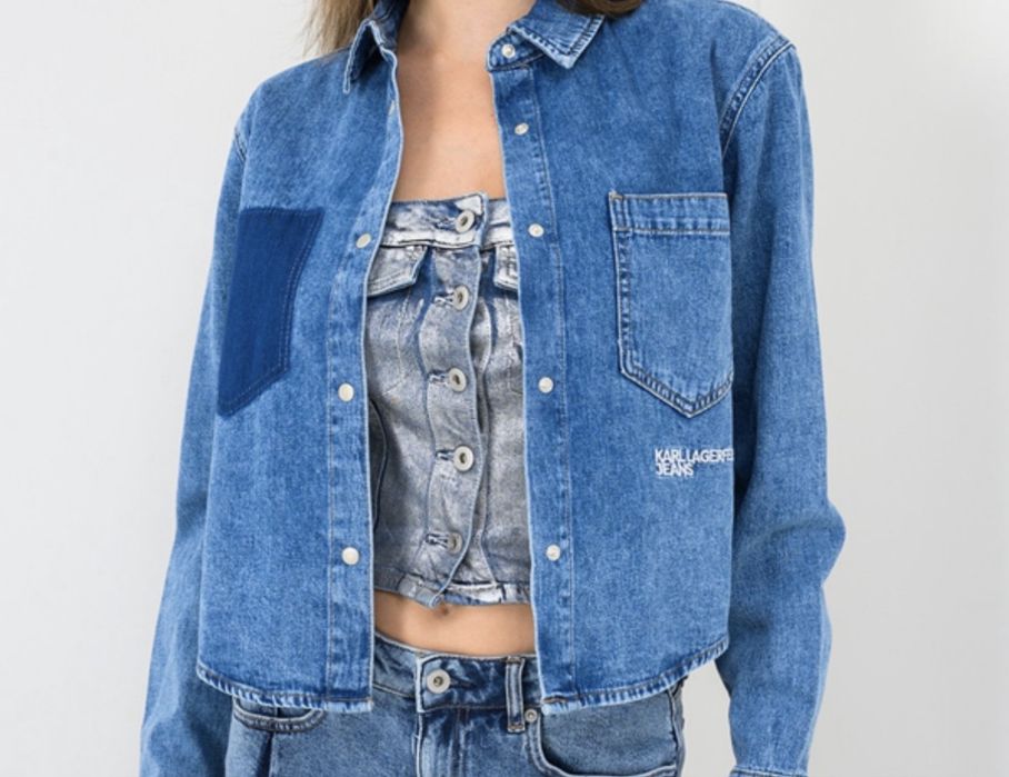 Karl Lagerfeld Jeans Чисто ново дънково яке - риза