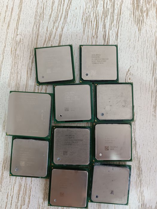 Старые процессоры и ОЗУ Processor Intel, Ram