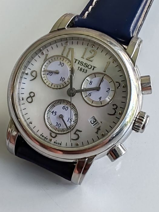 Ceas Tissot T Classic Chronograph Cadran Perlat - Dama