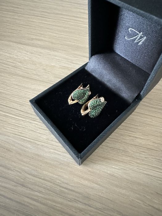 Серьги золотые 585