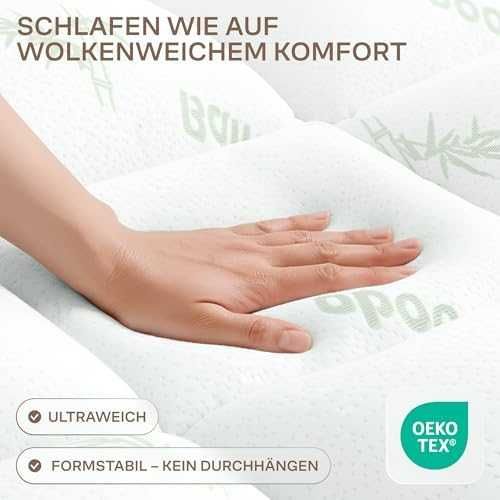Bamboo топ матрак 90x200 см охлаждащ и дишащ
