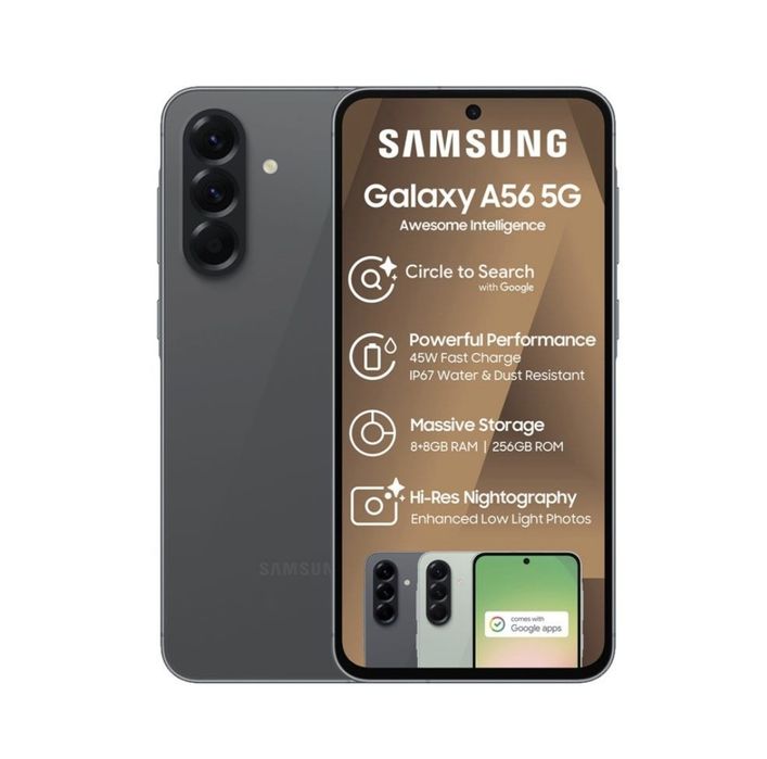 Samsung A56 8+8/256 vetnam ful idial