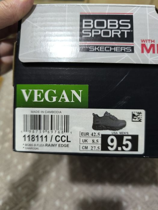 Кроссовки мужские фирмы SKECHERS  Новые  42,4   27,5 см.