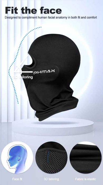 PHMAX Мото маска балаклава боне Full face шапка