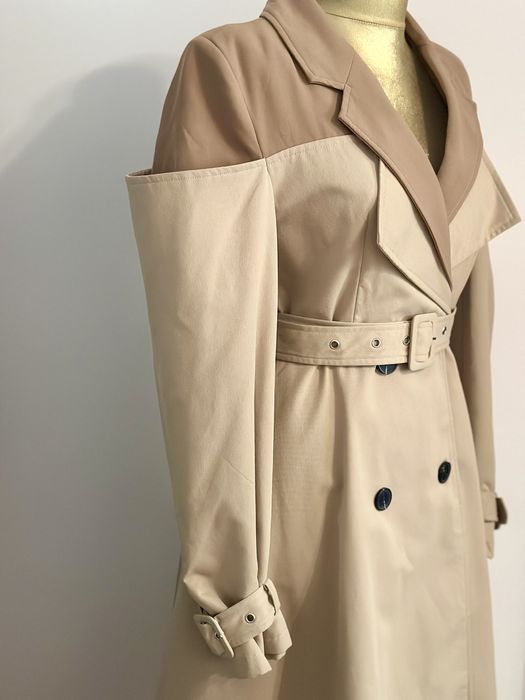 Trench Nympha Clothing, bej elegant, design deosebit, nou! XS-S