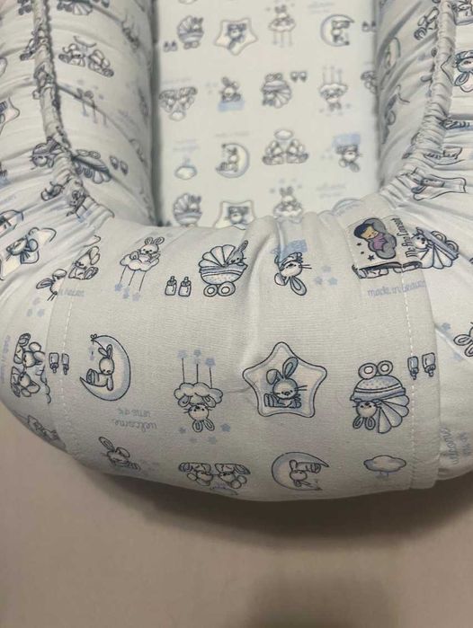 Babynest din bumbac organic pentru bebelusi