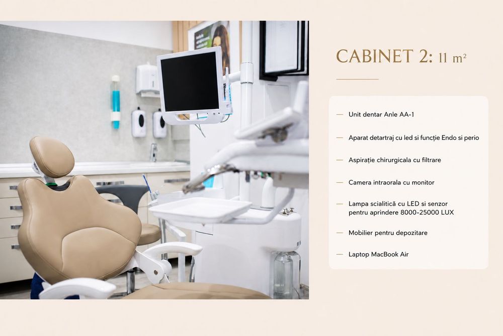 Cesiune cabinet stomatologic complet echipat – București