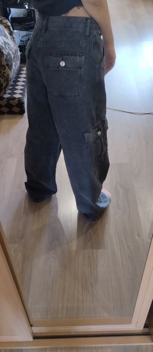 Джинсы карго женские