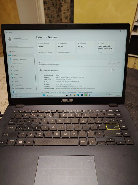 Vând notebook/laptop ASUS E410M – E410MA-EB268