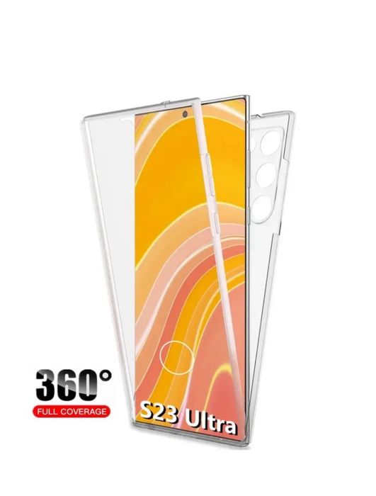 Husa Full Cover Samsung S21/S22/S23/S24/S25 Plus Ultra Transparenta