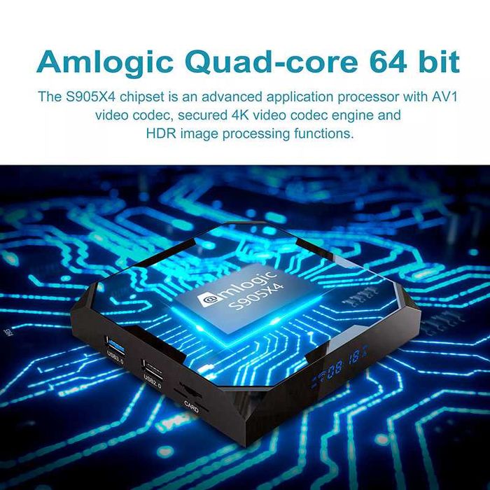 Android TV Box X96 MAX+ ULTRA Android 11 DualBand WiFi BT гаранция