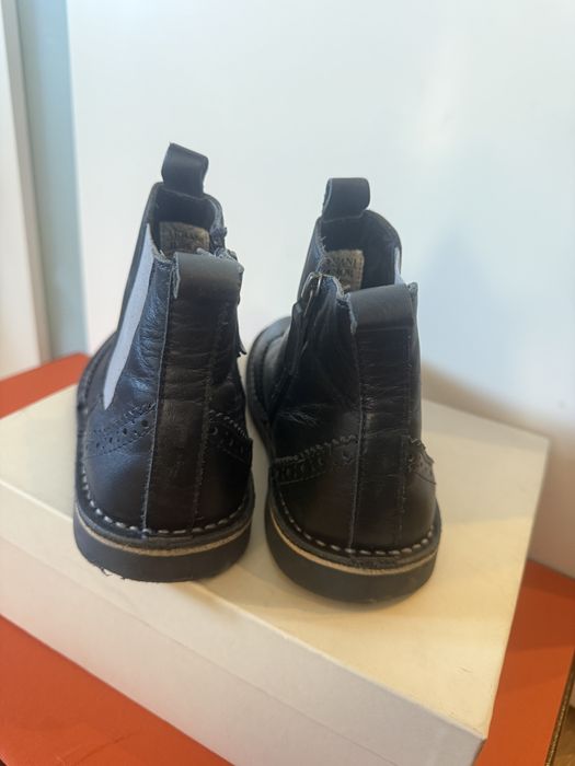 Детски боти Armani Junior , естествена кожа, №33