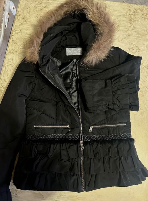 Дамско яке в естествен пух