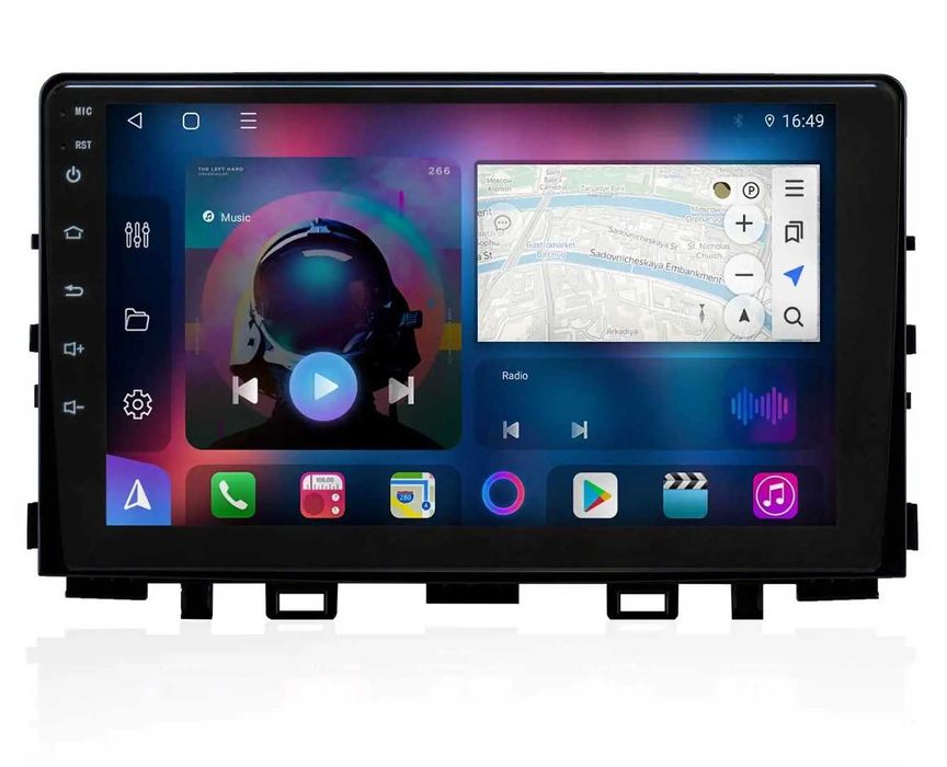 Мултимедия за KIA RIO 2016-2020 Двоен дин Навигация дисплей Android