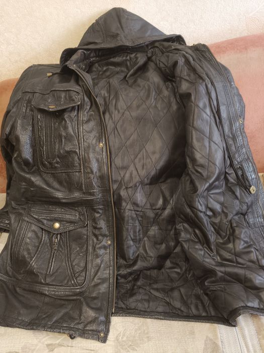 Куртка мужская кожаная