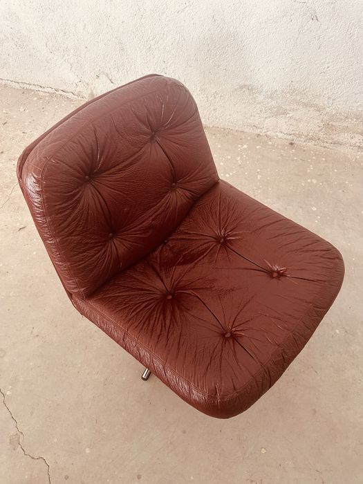 Винтидж скандинавско lounge кресло – Mid Century Modern, 70-те