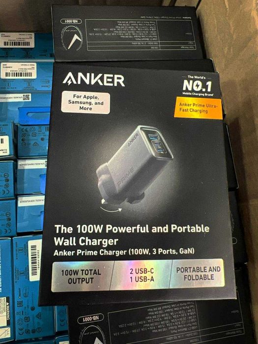 Anker Prime 100W GaN Wall Charger (3-Ports)