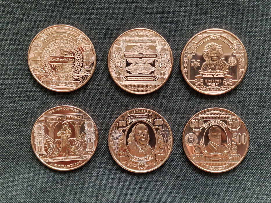 Медна монета, медно кюлче copper coin copper bar