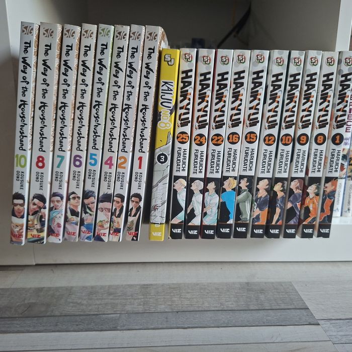 Манга haikyu, kaiju no8, death note и др