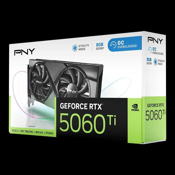Видеокарта PNY GeForce RTX 5060 Ti Verto OC Dual Fan 8GB