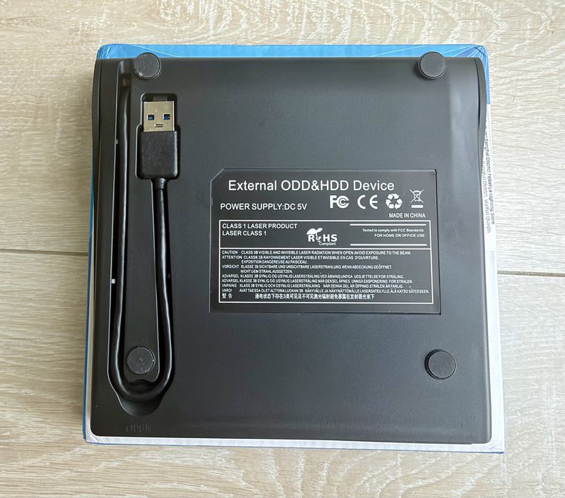 Unitate optica externa slim DVD RW  USB 3.0 in cutie