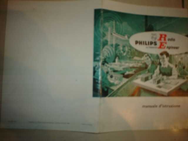 Radio AM PHILIPS Made in HOLLAND 1966, scheme tehnice pentru asamblare