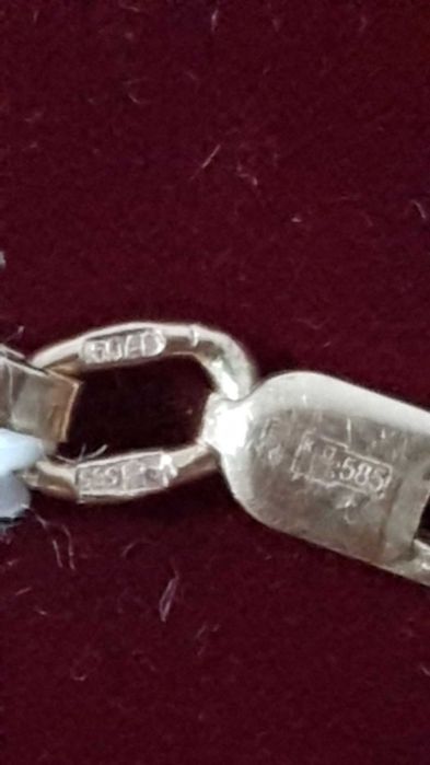 Украинско злато 14К и к-ти 9К+925проба.