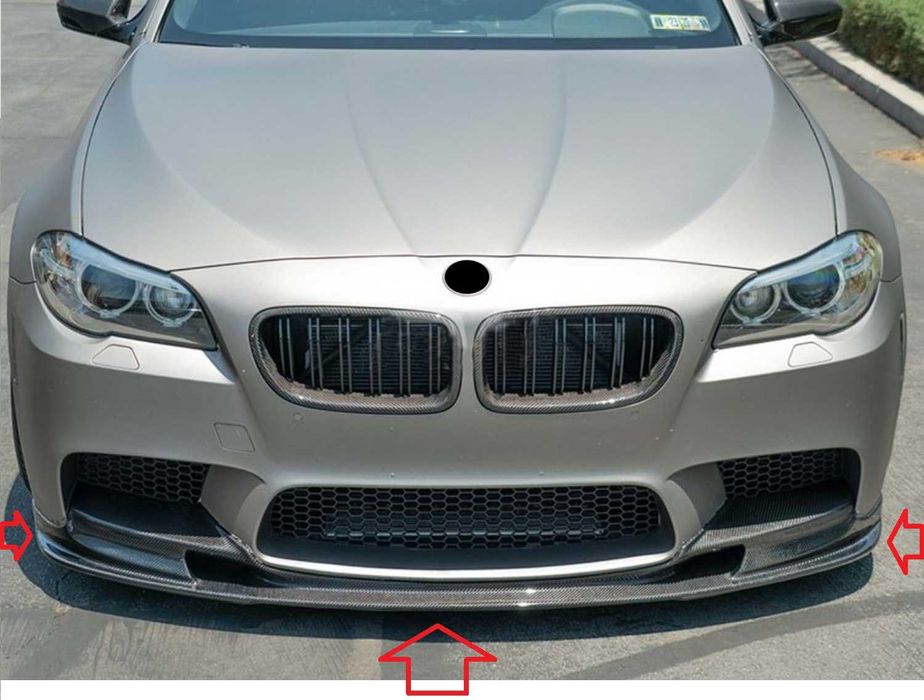 Преден Лип Спойлер За BMW-M5 F10 2010-17, 3 части