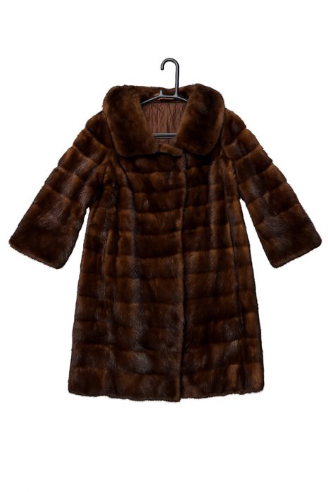 Шуба норка поперечная