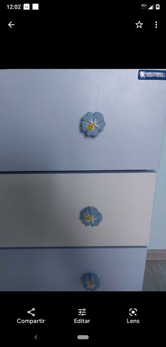 Скрин Lorelli в бяло и синьо